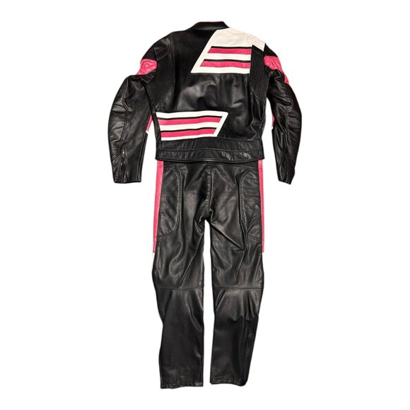Leather Motorcycle Racing Jumpsuit - Golden Crown by Bristol - NEW - Picture 2 of 4